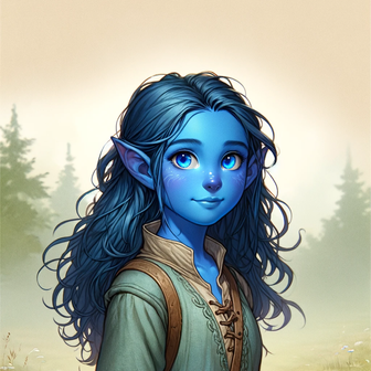 Grafik des Charakters "Blue"