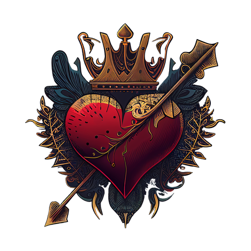 Logo, Illustration von einem Pfeil über einem Herz